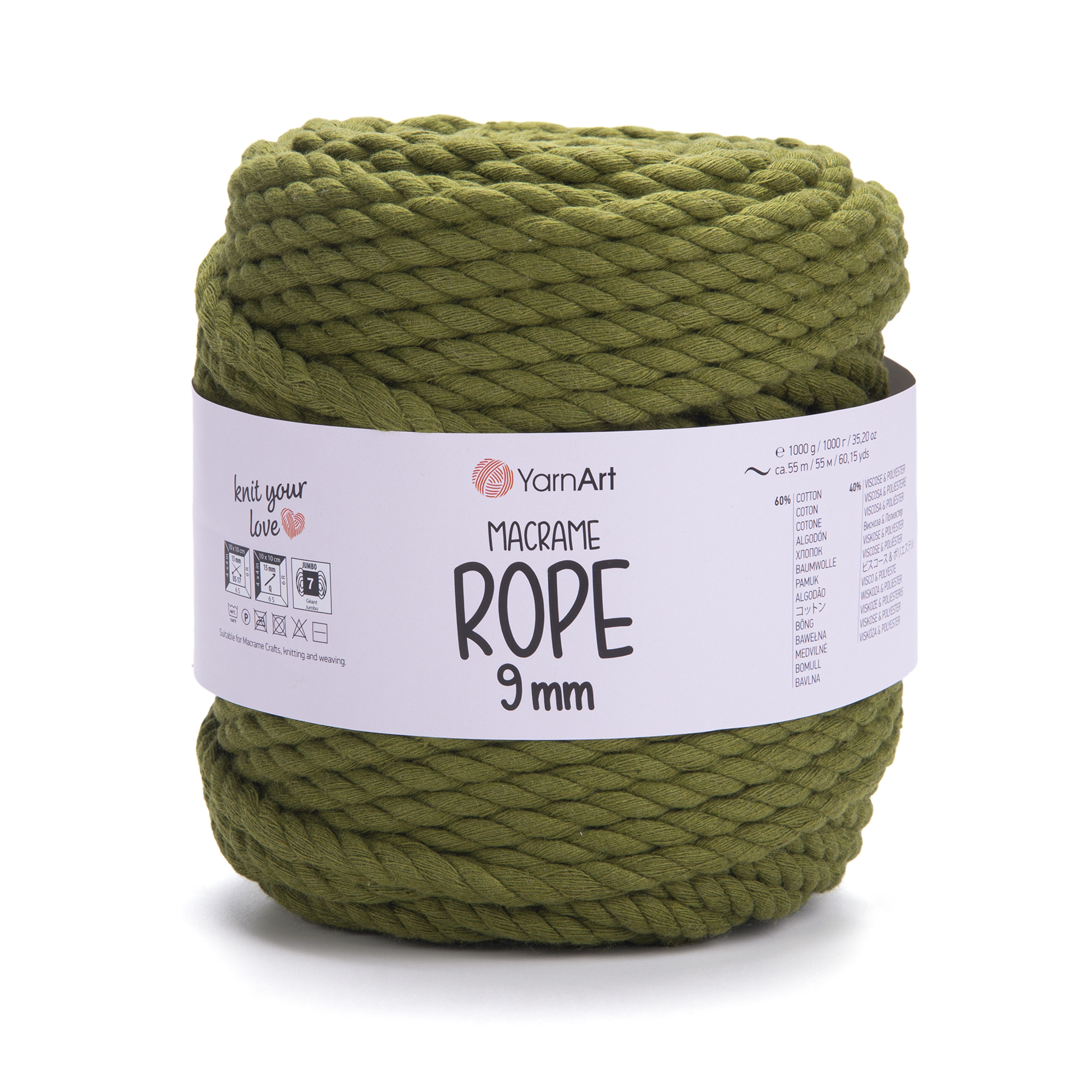 Macrame Rope 9mm | Pro.Pleta.bg