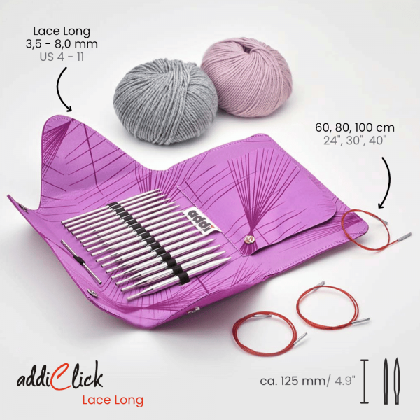 Addi Click Lace set