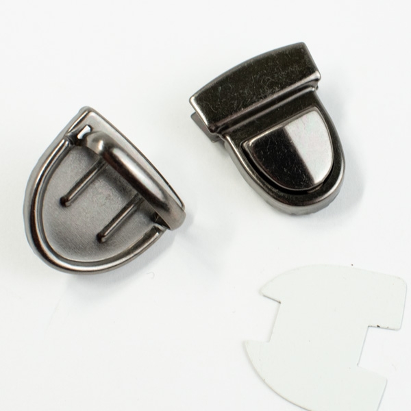Metal tuck lock 3pcs large