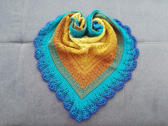 Shawl from Stenliyarn Merino Cake